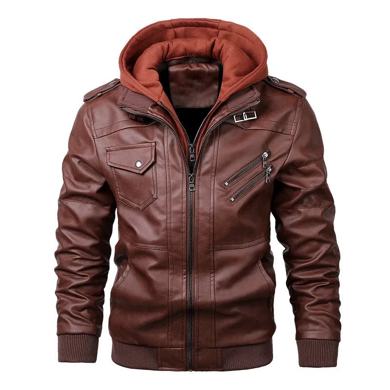 Autumn Casual Motorcycle PU Jacket - Affordable streetwear  from swagstreet wear - Just £64.99! Shop now at swagstreet wear