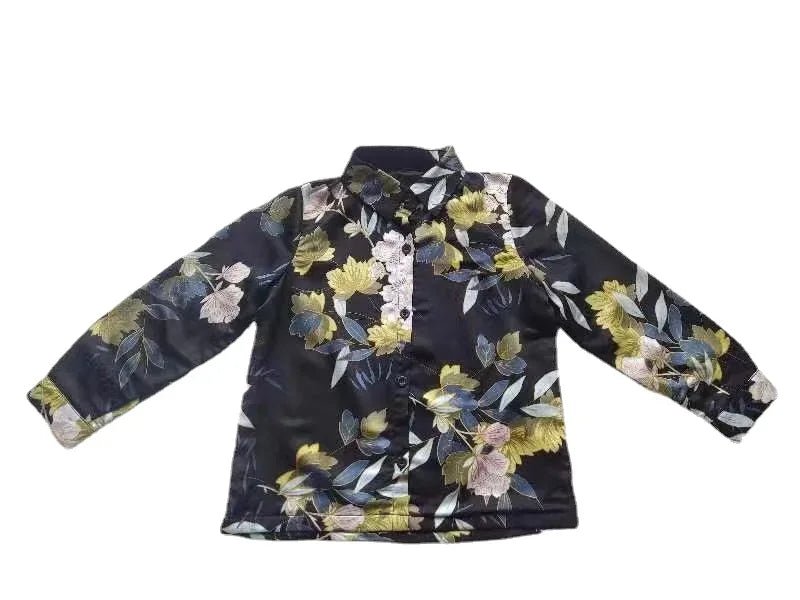 Blue Floral Satin Garden Dress Set for Girls - Sweet Kids Fashion Collection - Affordable streetwear  from swagstreet wear - Just £39.99! Shop now at swagstreet wear