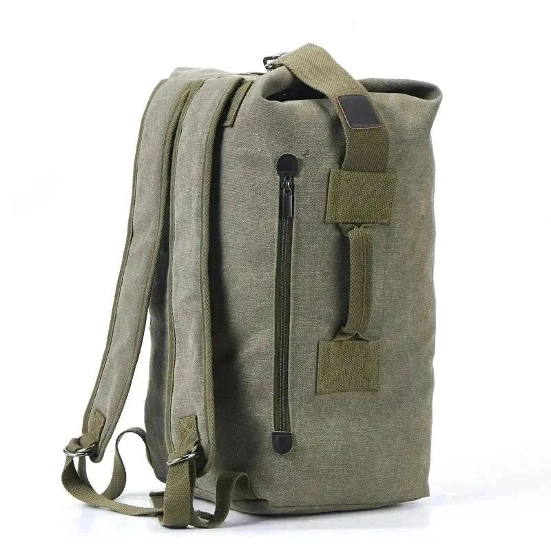 Canvas Adventure Backpack: The Ultimate Travel Companion for Men - Affordable streetwear  from swagstreet wear - Just £32.99! Shop now at swagstreet wear