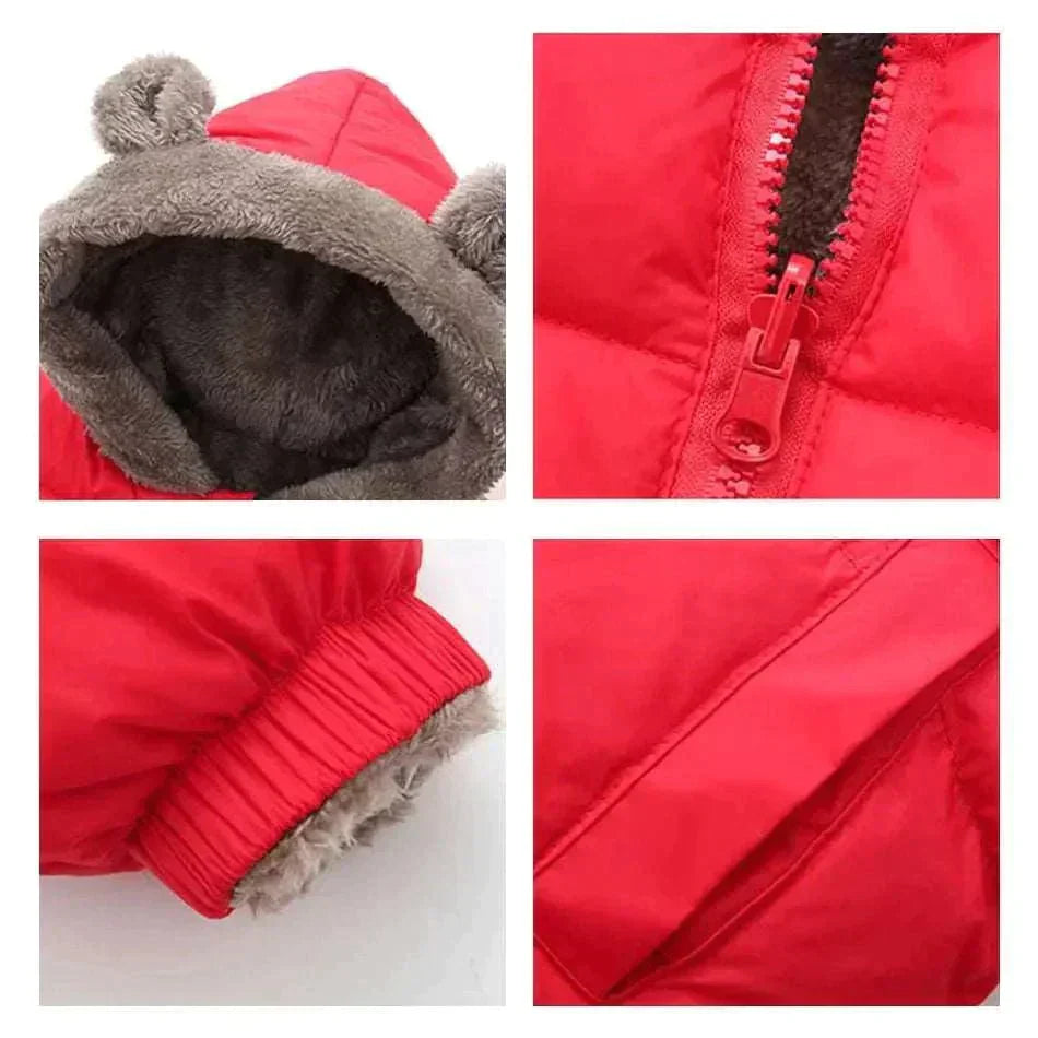 CozyKids Fur-Trimmed Down Jacket - Affordable streetwear  from swagstreet wear - Just £28.99! Shop now at swagstreet wear