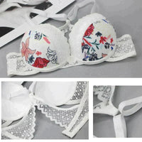Thumbnail for Floral Bliss Lace Bra Sets - Affordable streetwear  from swagstreet wear - Just £24.99! Shop now at swagstreet wear