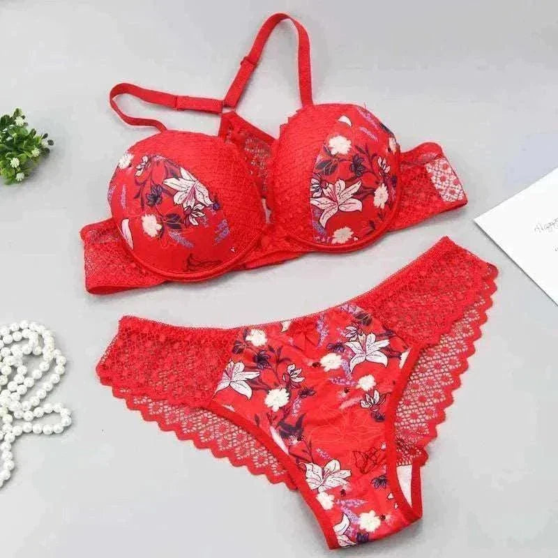 Floral Bliss Lace Bra Sets - Affordable streetwear  from swagstreet wear - Just £24.99! Shop now at swagstreet wear