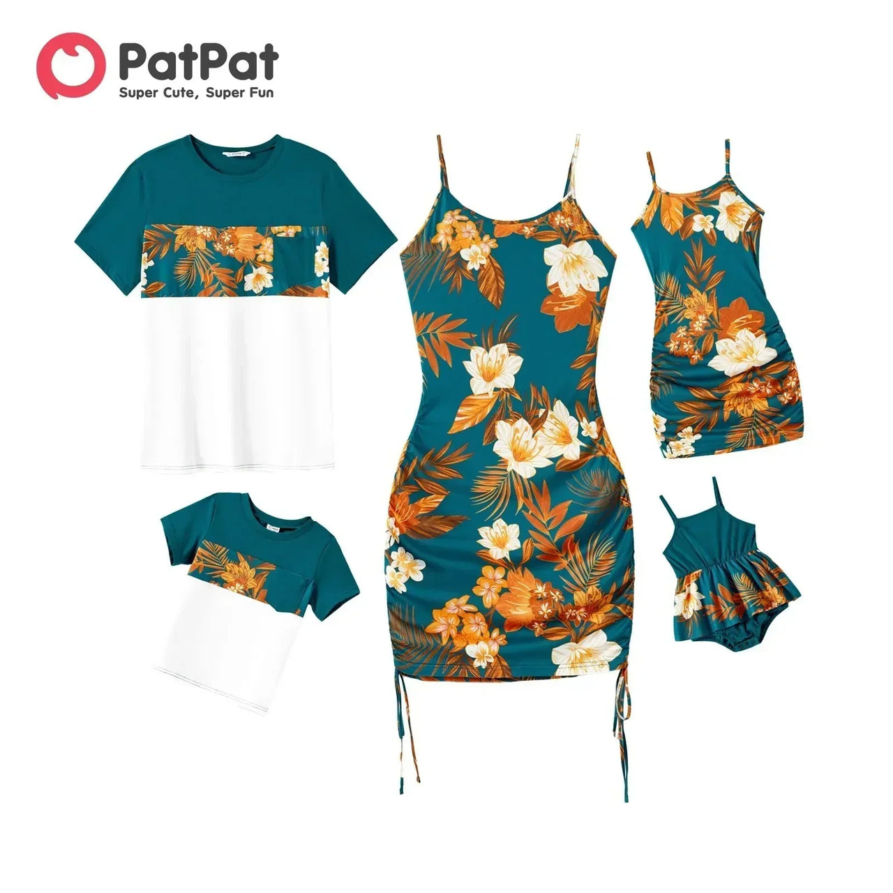 Floral Elegance: Luxurious Family Matching Sets - Affordable streetwear  from swagstreet wear - Just £27.99! Shop now at swagstreet wear