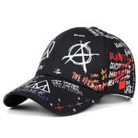 Thumbnail for Graffiti Print Cotton Baseball Cap - Unisex Fashion Hat - Affordable streetwear  from swagstreet wear - Just £14.99! Shop now at swagstreet wear