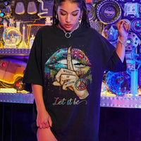 Thumbnail for GUILA Women's Bohemian Loose Fitting T-shirt Dress - Affordable streetwear  from swagstreet wear - Just £16.99! Shop now at swagstreet wear