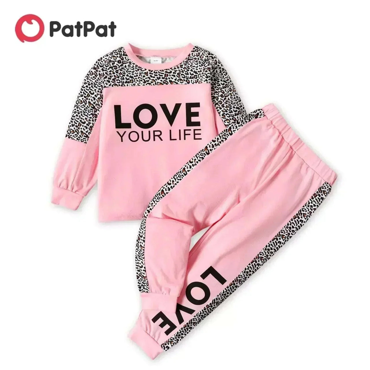 Leopard Love Toddler Outfit Set - Affordable streetwear  from swagstreet wear - Just £33.99! Shop now at swagstreet wear