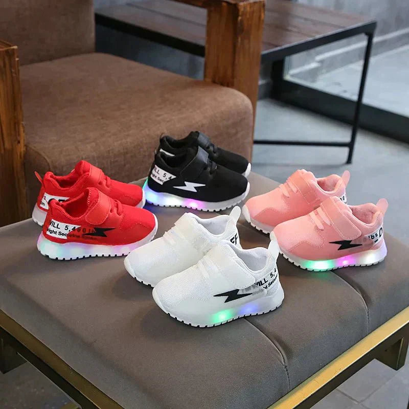 Luminous Kids Tennis Shoes - Breathable & Light Sneakers for Boys and Girls - Affordable streetwear  from swagstreet wear - Just £21.99! Shop now at swagstreet wear