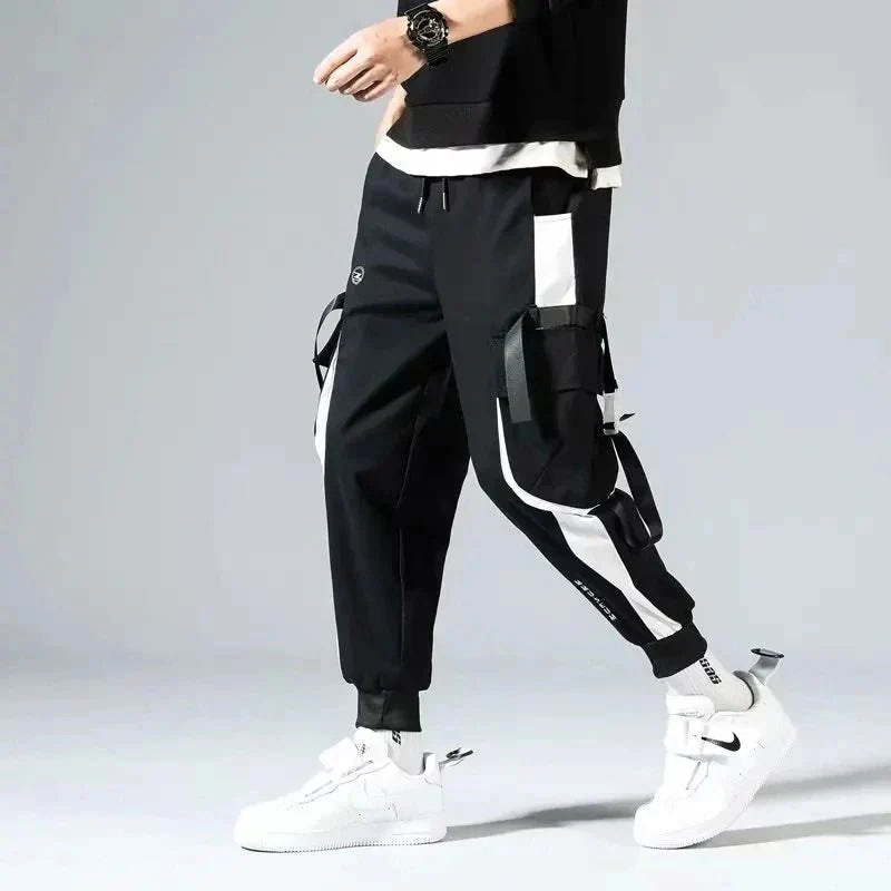 Men's Trendy Fleece Cargo Pants | Multi Pocket Hip Hop Joggers - Affordable streetwear  from swagstreet wear - Just £19.99! Shop now at swagstreet wear