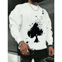 Thumbnail for Patterned Cozy Sweatshirt - Affordable streetwear  from swagstreet wear - Just £29.99! Shop now at swagstreet wear