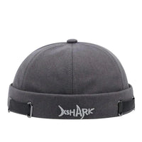 Thumbnail for Shark Embroidered Dome Beanie: Unisex Brimless Docker Cap - Affordable streetwear  from swagstreet wear - Just £10.99! Shop now at swagstreet wear