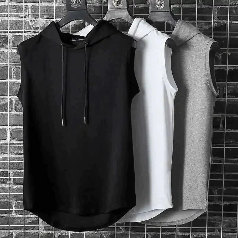 Sporty Hooded Tank Top - Affordable streetwear  from swagstreet wear - Just £13.99! Shop now at swagstreet wear
