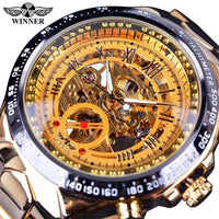 Thumbnail for Sporty Skeleton Mechanical Watch - Affordable streetwear  from swagstreet wear - Just £38.99! Shop now at swagstreet wear