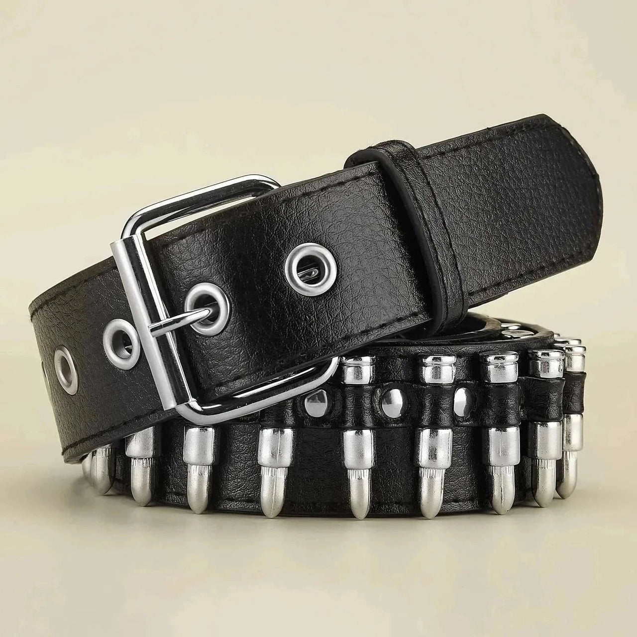 Stud Edge Belt: The Ultimate Fashion Upgrade. - Affordable streetwear  from swagstreet wear - Just £24.99! Shop now at swagstreet wear