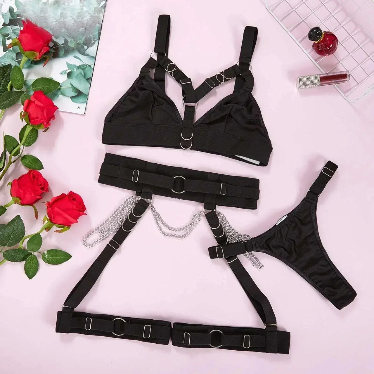 Sultry Lace Temptation Set - Affordable streetwear  from swagstreet wear - Just £37.99! Shop now at swagstreet wear