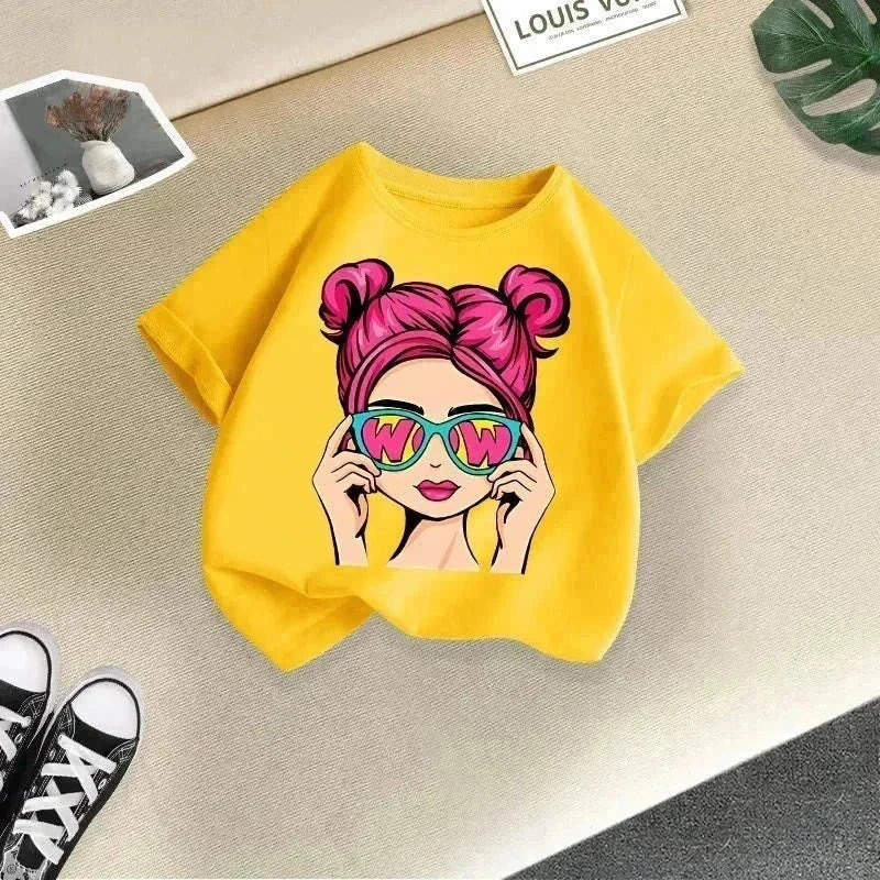 Summer Toddler Short-Sleeved T-Shirt - Unisex Kids Fashion Tops - Affordable streetwear  from swagstreet wear - Just £16.99! Shop now at swagstreet wear