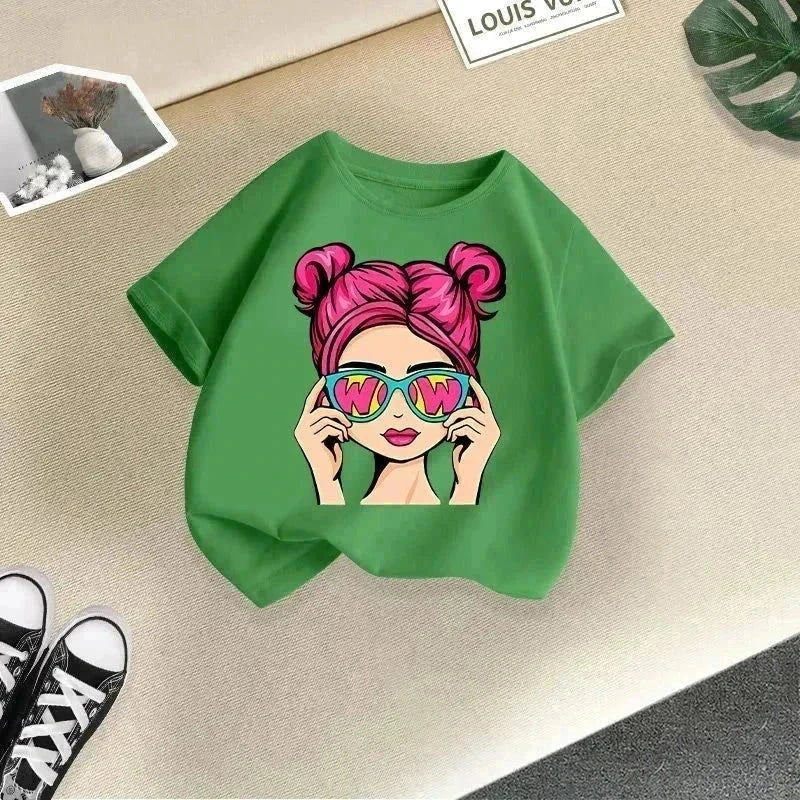 Summer Toddler Short-Sleeved T-Shirt - Unisex Kids Fashion Tops - Affordable streetwear  from swagstreet wear - Just £17.99! Shop now at swagstreet wear