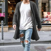 Thumbnail for The Essential Knitted Cardigan: Effortlessly Stylish Men's Sweater - Affordable streetwear  from swagstreet wear - Just £70.99! Shop now at swagstreet wear