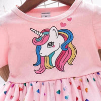 Thumbnail for Unicorn Sequins Princess Dress for Girls - Affordable streetwear  from swagstreet wear - Just £15.99! Shop now at swagstreet wear