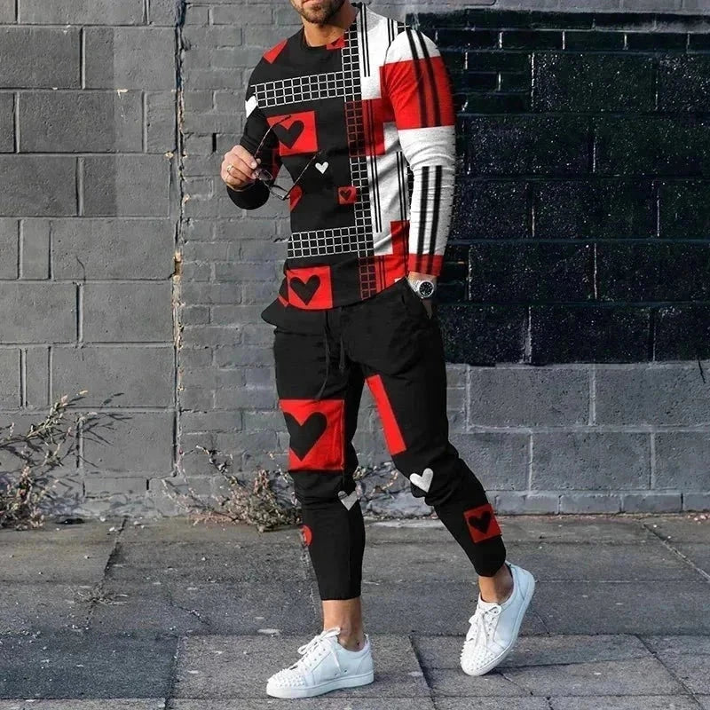 Urban Edge 3D Print Tracksuit Set - Affordable streetwear  from swagstreet wear - Just £34.99! Shop now at swagstreet wear
